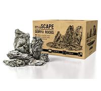 ARKA Aquatics myScape-Rocks Seiryu Mini Landscape Natural Rock for Unique Aquascapes in Any Freshwater Aquarium & Terrarium, Ideal for Aquarium Widths up to Approx. 100 cm, 10 kg, Grey