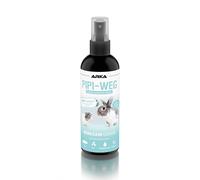 ARKA Small animal cage cleaner - PIPI-Weg Spray 100 ml - enzym remover for urine, faeces & pet odours - for rabbit hutches, guinea pig cages & bedding - natural, safe & deep cleaning