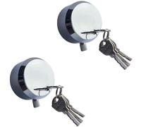 Arkali Trailer Door Lock Heavy Duty Keyed Alike Padlocks, 2-7/8" (73 mm) Puck Locks with 4 Keys Each, Solid Steel Hidden Shackle Padlock for Trailer, Truck, Gate, Van, Shed and Garage, Silver (2 Pack)