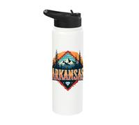 Arkansas Mountain Forest Diamond Stainless Steel Insulated Water Bottle