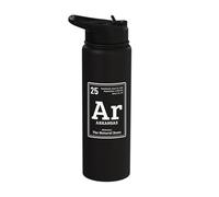 Arkansas Natural State Periodic Table Element Stainless Steel Insulated Water Bottle