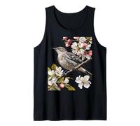 Arkansas Northern Mockingbird Surrounded by Apple Blossom Tank Top
