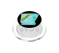 Arkansas Pride Watercolor Sunflower Floral Flower Design PopSockets PopGrip for MagSafe