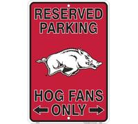 Arkansas Razorbacks, Hog Fans Only, Parking Sign by PARKING SIGNS (NCAA)