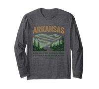 Arkansas Rolling Fog Slow Rivers Stories Long Sleeve T-Shirt