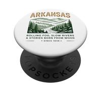 Arkansas Rolling Fog Slow Rivers Stories PopSockets Adhesive PopGrip