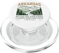 Arkansas Rolling Fog Slow Rivers Stories PopSockets PopGrip for MagSafe