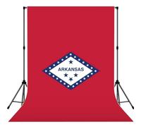 Arkansas State Flag Print 5x7ft Backdrop Curtain With Hanging Pocket Back Drop Photography Accessories For Live Streaming