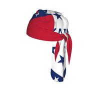 Arkansas State Flag Printed Do Rag Cap, Quick Dry Mesh Cycling Cap Helmet Liner for Biking Running Hiking