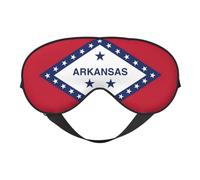 Arkansas State Flag Sleep Eye Mas Updated Design Light Blocking Night Eye Blinder Men Women Shift Travel Gifts