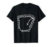 Arkansas State Map Inspired Catholic Rosary Beads T-Shirt