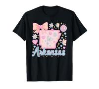 Arkansas State Preppy Coquette Bow Pastel Aesthetic T-Shirt