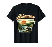 Arkansas State Sunset Bear River Nature Landscape T-Shirt