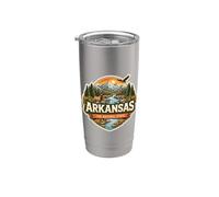 Arkansas The Natural State Souvenir Visitor Memorabilia Trip Stainless Steel Insulated Tumbler