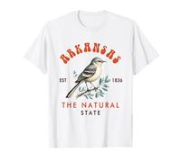 Arkansas Travel The Natural State Northern Mockingbird Lover T-Shirt