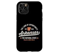 Arkansas Vintage Sports Design Natural State Light Text Case for iPhone 11 Pro