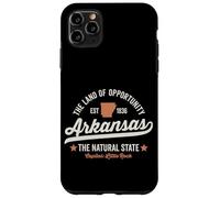 Arkansas Vintage Sports Design Natural State Light Text Case for iPhone 11 Pro Max
