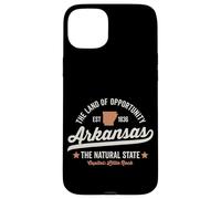 Arkansas Vintage Sports Design Natural State Light Text Case for iPhone 15 Plus