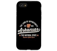 Arkansas Vintage Sports Design Natural State Light Text Case for iPhone SE (2020) / 7/8