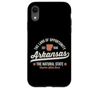 Arkansas Vintage Sports Design Natural State Light Text Case for iPhone XR