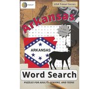 Arkansas Word Search Puzzle Book: Word Searches with Easy-to-Read Print about Arkansas History, Landmarks, State Symbols, Cities & Nature | 6x9 ... & Free Time (USA Travel Word Search Series)