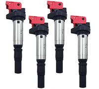 ARKAUTO HIGH PERFORMANCE Ignition Coil Pack Of 4 Compatible with Mini R55 R56 R57 R58 R59 R60 R61 For BMW 1 Series F20 F30 F35 FOR Citroen Peugeot 1.6T 1.8T N13 N14 N18 UF598 12137575010