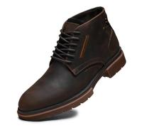 Arkbird Chukka Boots for men, Grainy Leather Lace-up Ankle Boot Fashion and Comfort Casual Oxfords, Cr Coffee-18012, 12
