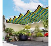 ARKCHIU 19.7ft Fencing Mesh Shade Net Cover, Commercial Standard Heavy Duty Windscreen with Bindings & Grommets, 90% BlockageA,6x6m(19.7x19.7ft)