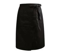 ARKCHIU Server Apron, Waitress Waiter Aprons for Women Men with Pockets for Restaurant Bartender HousekeepingBlack,One Size