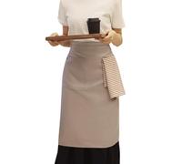 ARKCHIU Waiter Waitress Aprons with Pockets, Half Server Aprons for Restaurant Bartender HousekeepingGrey,One Size