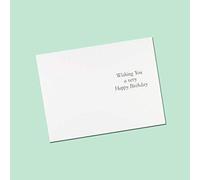 arkCRAFT 10 x 5x7 Printed Birthday Inserts for Greetings Cards (239mm x 170mm)
