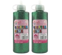 arkCRAFT 2 x Ark's Sparkling Glitter Glue-120ml (Ice blue) (Pack of 2)