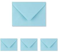 arkCRAFT 25 x C6 Premium Envelopes 100gsm 114mm x 162mm (Baby Blue) (Pack of 4)