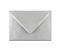 arkCRAFT 25 x C6 Premium Envelopes 100gsm 114mm x 162mm (Silver)