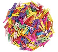arkCRAFT 25mm Mini Wooden pegs PK-100 (Multi)