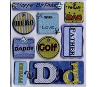 arkCRAFT 3D Handmade stickers Dad