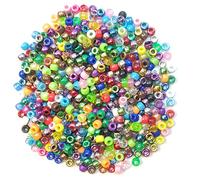arkCRAFT 4-in-1 Assorted Pearlised/Glitter/Metallic/Bright Pony Beads PK-1000 (4 in 1)