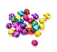 arkCRAFT Jingle Bells Christmas Assorted sizes and colours (50 Pack Assorted, 12mm)