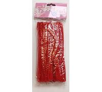 arkCRAFT Pipe Cleaners in Assorted Sizes and Colours (150mm x 4mm, 100 x Red), DJ0025