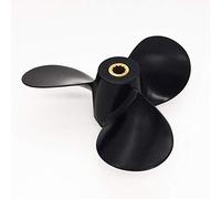ARKDOZA 3 Blade Dia 7.5 Inch 4HP 5HP 6HP Aluminum Propeller 10 Spline Tooth Prop for Suzuki Outboard Motor Rignt Hand Rotation (7 1/2 (dia) x 7 (pitch))