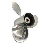 ARKDOZA 3 Blade Props Propeller for Tohatsu 9.9/12/15/18/20HP RH Dia 9.25 inch Stainless Steel (9.25 (Dia) x 11 (Pitch))