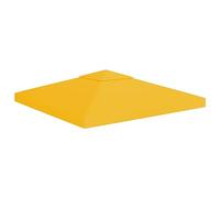 ARKEM 2-Tier Gazebo T O P Cover 310 g/m² 3x3 m Yellow,Gazebo Canopy Replacement Cover 2-Tier Roof T O P Spare Part(T O P COVER ONLY)