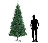 ARKEM Artificial Christmas Tree 300 cm Green,Artificial Christmas Tree Hinged Spruce Xmas Tree,Foldable Metal Stand for Home/Office Holiday Decoration Indoor & Outdoor