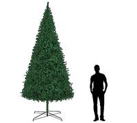 ARKEM Artificial Christmas Tree 400 cm Green,Artificial Christmas Tree Hinged Spruce Xmas Tree,Foldable Metal Stand for Home/Office Holiday Decoration Indoor & Outdoor