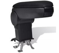 ARKEM Black Leatherette Armrest Arm Rest Center Console,Car Armrest for VW New Polo (2011)