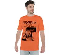 Arkham Asylum Unisex T Shirt, Orange, X-Large