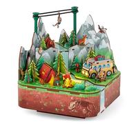 Arkitec - 3D Build Miniscape Series - Easy Model Building - 3D Puzzle with LED lights and movement - Desk and Shelf Decor - Arts and Crafts for Kids ages 12+ - Outdoor Adventures