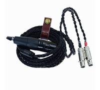 Arklove 4pin XLR 7n OCC Copper Silver Plated Cord Audio Cable HiFi Replacement Mini XLR for audeze LCD 3 LCD-2 lcd2 LCD-4 LCD-X LCD-XC etc. Headphones Balanced Male Upgrade Cable Compatible