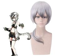 Arknights Cliffheart Cosplay Wigs High-temperature Fiber Synthetic Gray Black Gradient Short Hair Peluca Anime Costume Wig PL-678