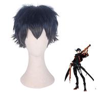 Arknights Flamebringer Cosplay Wig Short Gradient Heat-resistant Fiber Hair Perucas Anime Costume Wigs KUWS1590